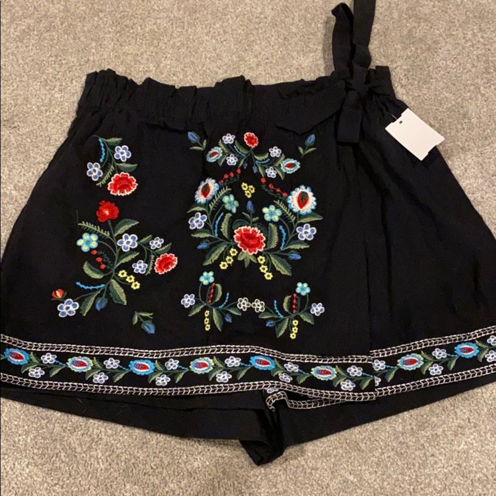 Floral Pattern Skort